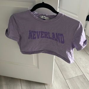 ADIKA Purple Tee Crop